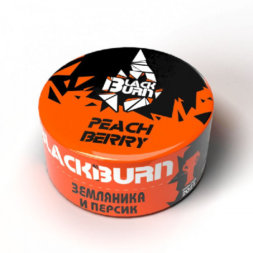 Табак для кальяна Black Burn - Peachberry (Земляника и Персик) 25 гр